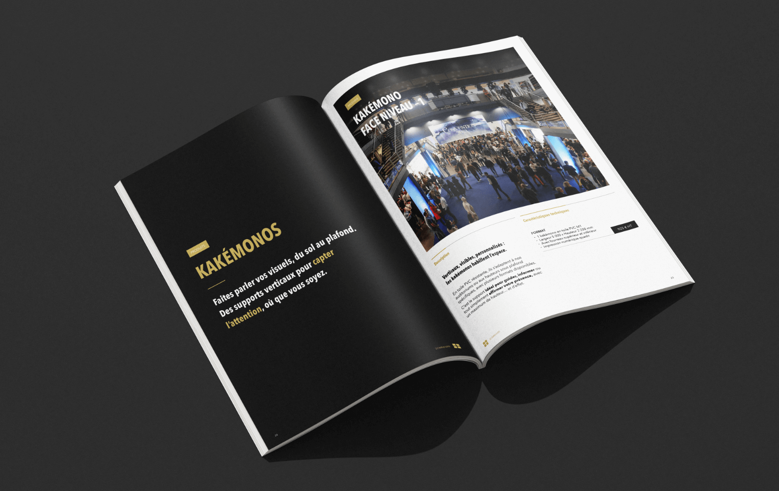 Catalogues dédiés à la signalétique - pages intérieures 
