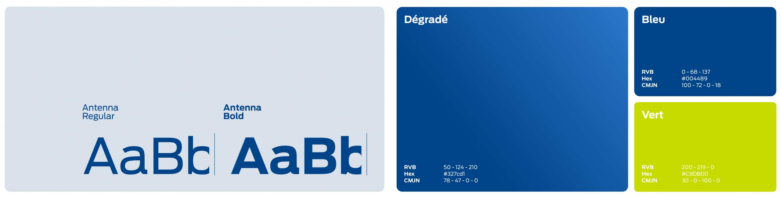 Actemium - Typographie et coulerus