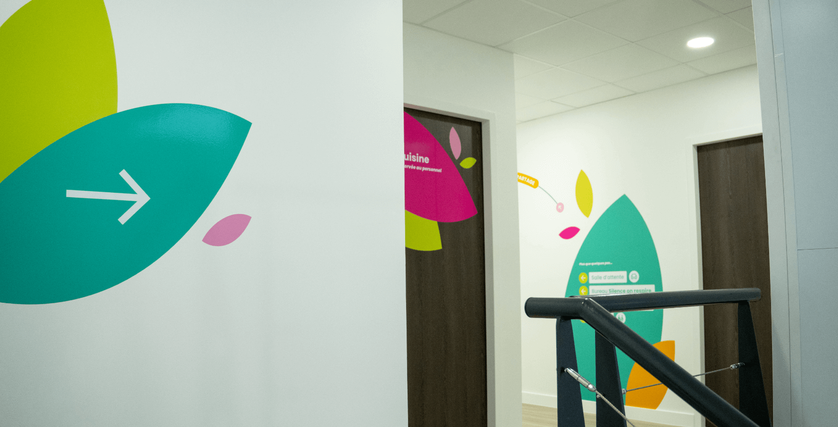 Signalétique locaux de l'Espace du Souffle - divers