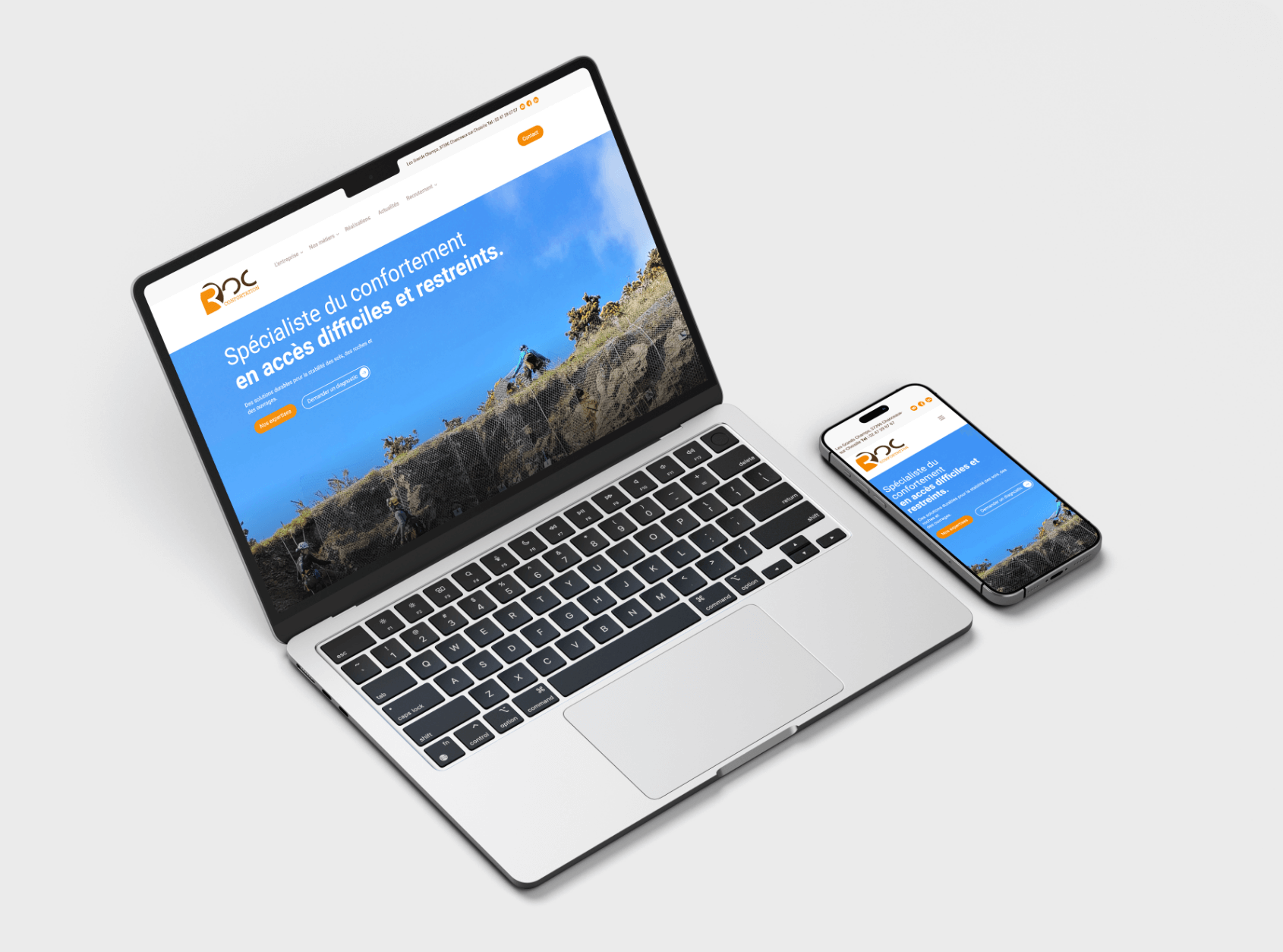 Photo de Roc confortation