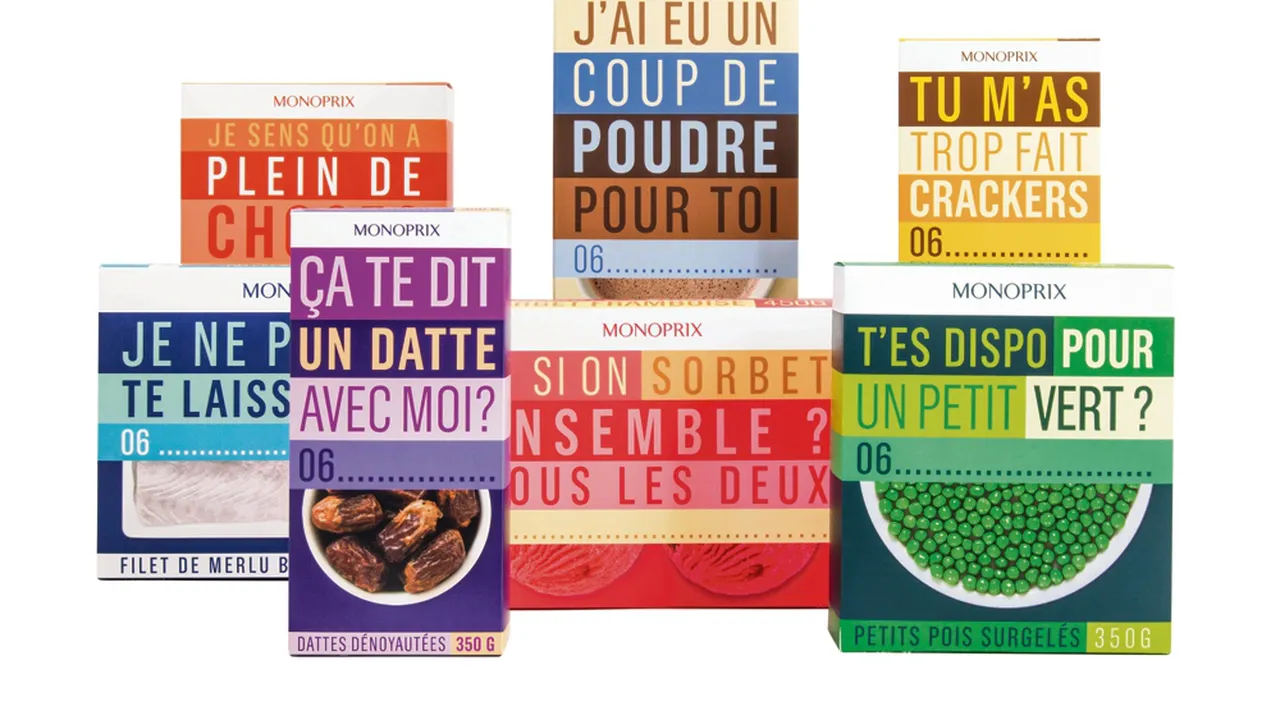 Storytelling : Monoprix créer une complicité avec ses clients grâce a leurs packaging 